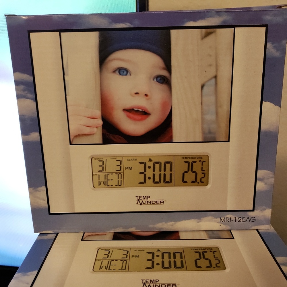 TempMinder Picture Frame and Alarm Clock